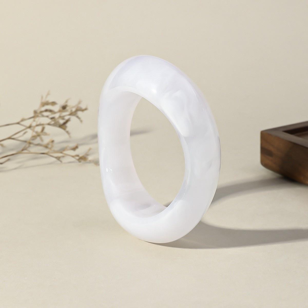 

Retro Geometric Irregular Chunky Resin Acrylic Cuff Wide Bracelet for Women Girl Vintage Bangle 2025 NEW Jewelry