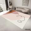 Summer Morandi Living Room Carpet, Light Luxury And Simple Room, Full Floor, Bedroom, Nordic Floor Mat, Home Decoration