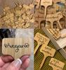 20Pcs Eco-Friendly Bamboo Wood Sign Tags Garden Markers T-Shape Plant Labels Nursery Pots Seeding Tool Gardening Bonsai Ornament