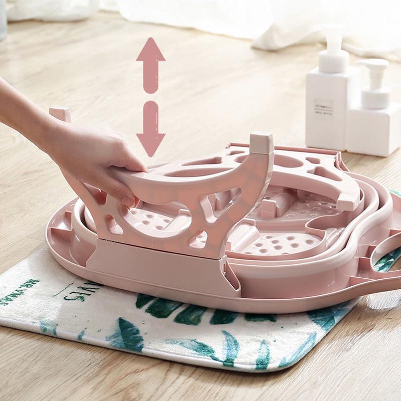 Voetbademmer Opvouwbaar Bekken Plastic Massage-emmer Huishoudelijke Sauna Pedicurebad Opvouwbare Emmer