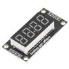 0.36in 4 Digit Digital Tube LED Blue Display Segment Module with Clock TM1637 2 Pin IO 5V