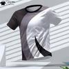 25 Flamenco Football Sportswear Fashionable Men's and Women's Casual Printed T-shirt Breathable Quick Drying Top