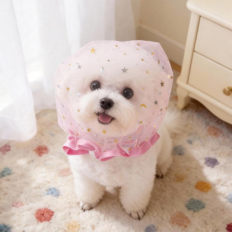

Pet Mesh Head Cover For Dogs Anti-Eating Stray Headgear Breathable Portable Outdoor Walking Muzzle Sleeve Pet Accessory A3