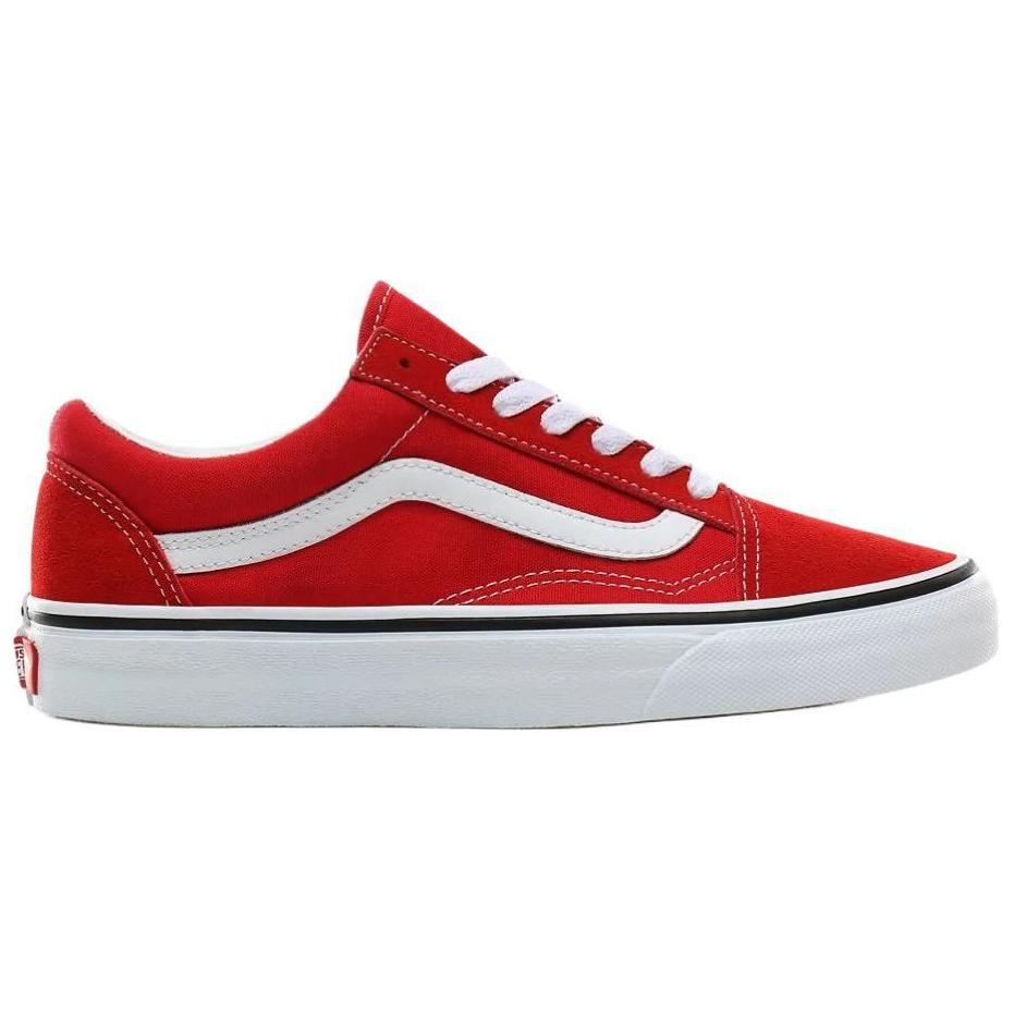 Vans Old Skool Abrasion Resistant Low top Skateboard Shoes Unisex Red VN0A4BV5JV61
