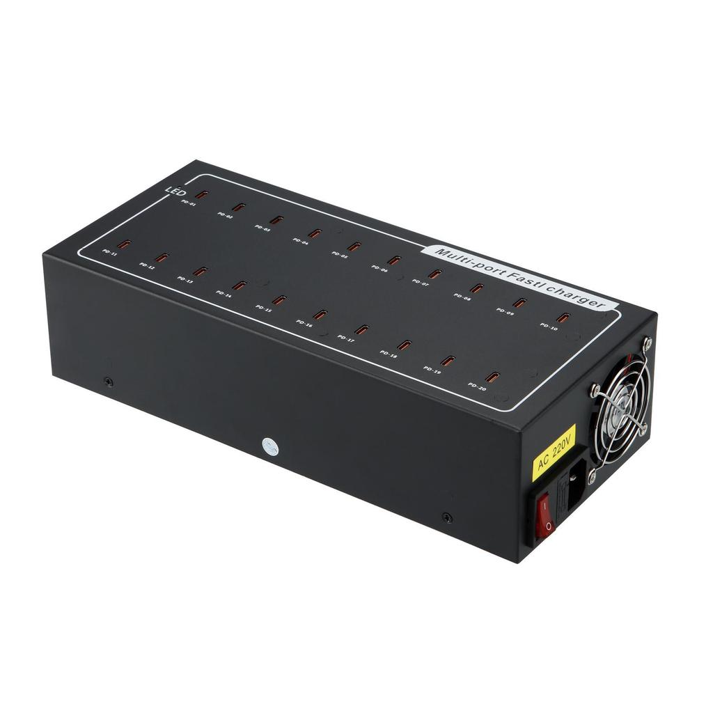 10/20/30/60-Port PD Multi-Port Fast Charging USB Station