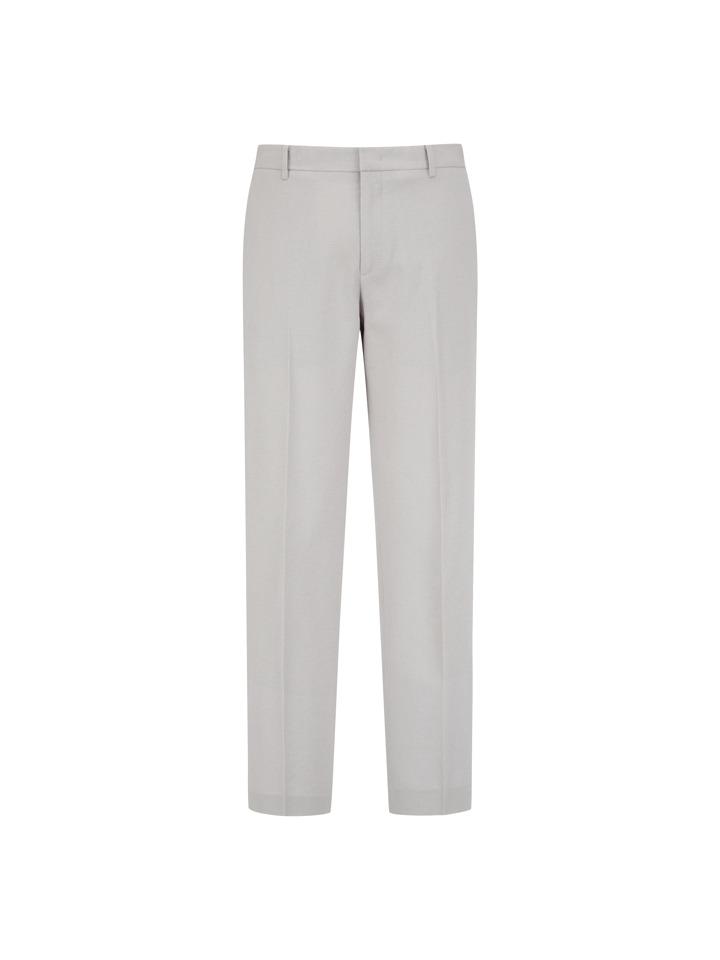 ZIOZIA Men'S Slub Linen-Like Tapered Fit Pants_Beige