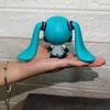 hatsune miku sitting position Hatsune exchangeable expression cute figure model car ornament doll model toy birthday gift