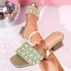 New Summer Platform Shoes for Women's Metal Buckle Flip-flops Breathable and Hard-wearing Beach Shoes
