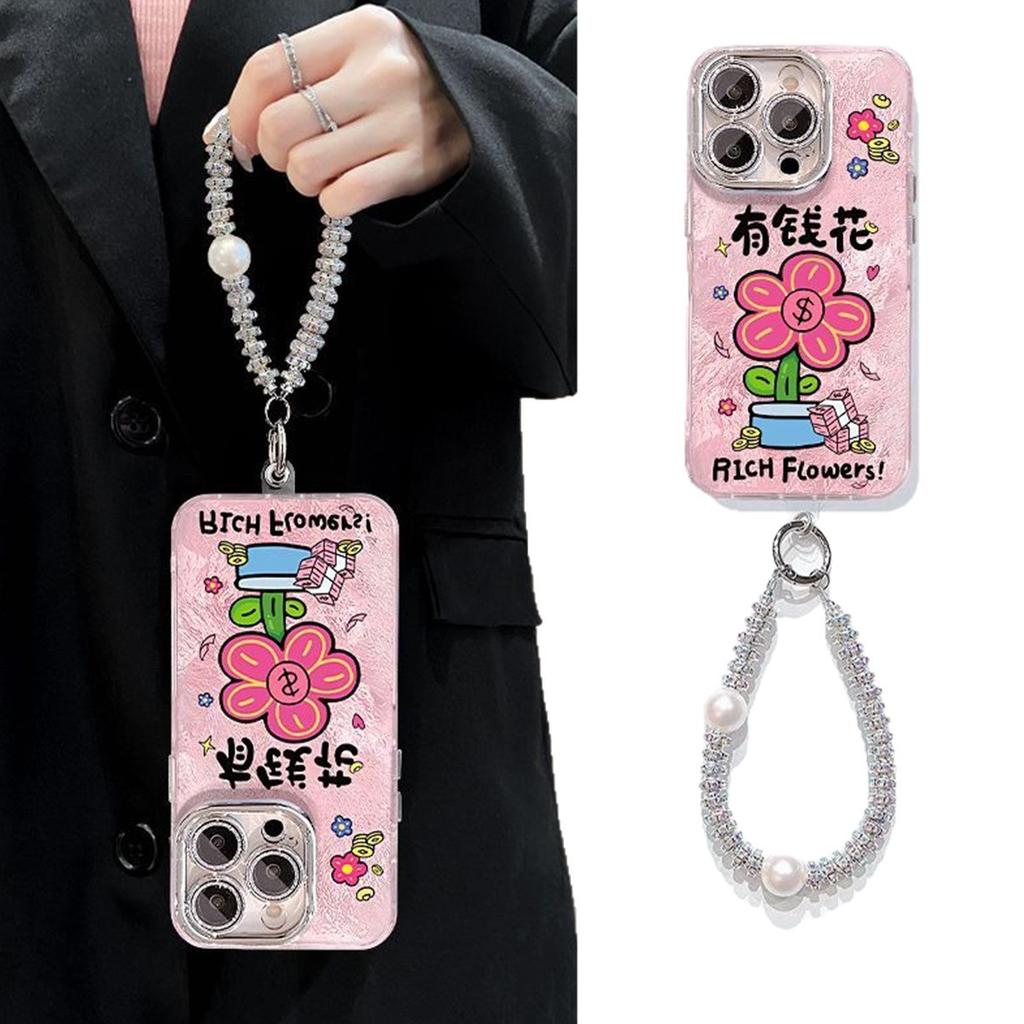 Feinloch-Gletschermuster Handyhülle mit Hautgefühl, Anti-Fingerabdruck Wärmeableitung, Weiche Kante Cartoon Niedlich und High-End-Gefühl, Ins-Stil Paar TPU