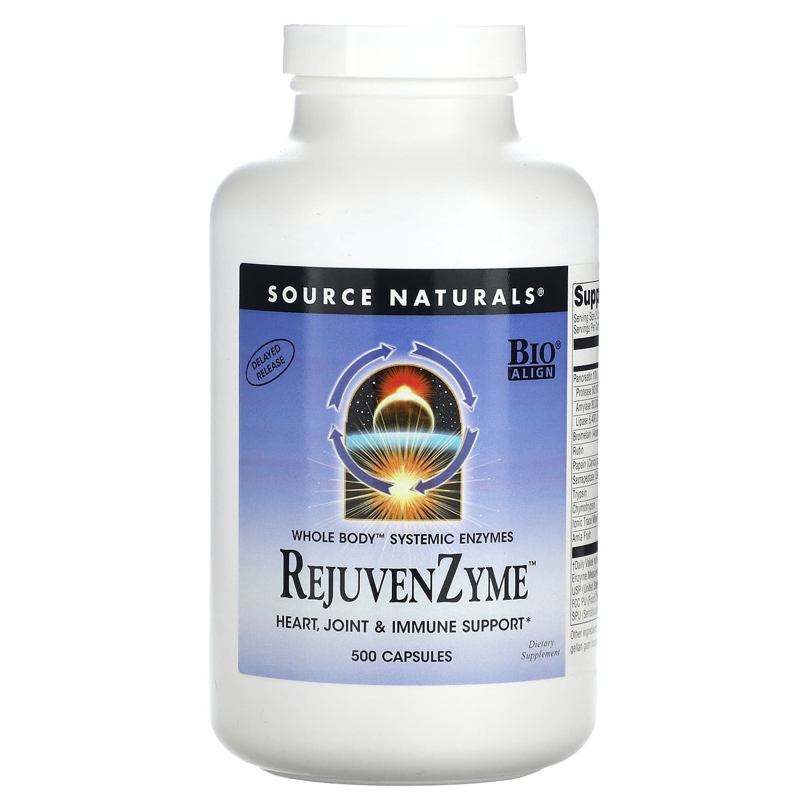 

Rejuvenzyme, 500 capsules