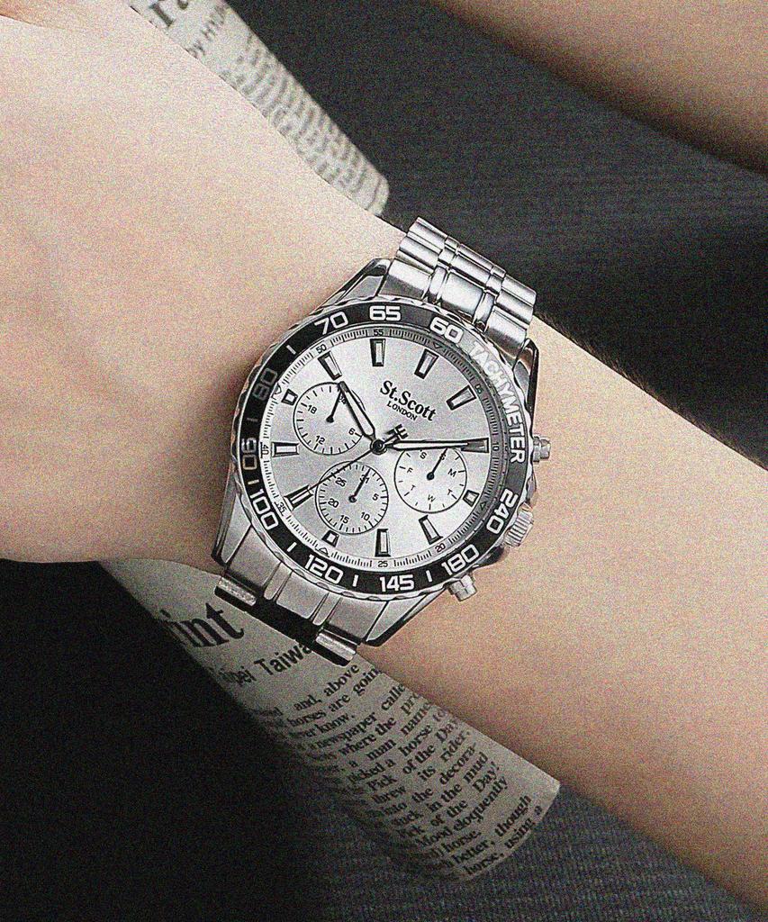 Seinteuseukoteuleondeon St3058M Stout Multi Men'S Metal Watch