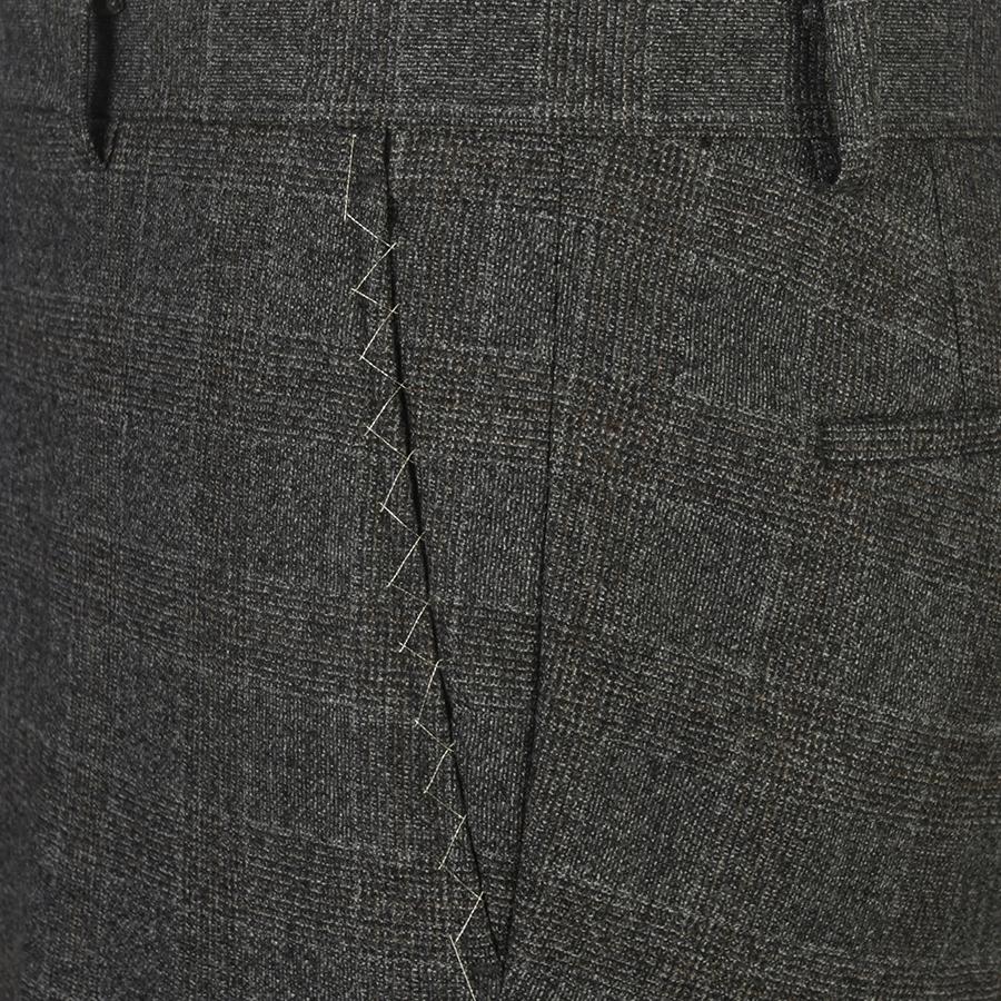 FAHRENHEIT Grandcru Zignone Glen Check Suit Pants (Fjpax2072)