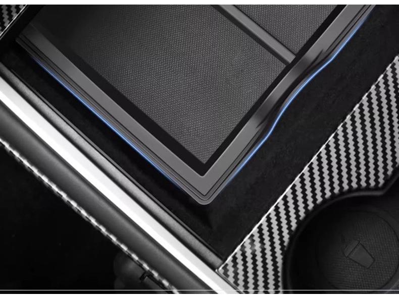 Tesla Model Y Mittelkonsolen-Aufbewahrungsbox - Aufgearbeitetes Innenraumzubehör