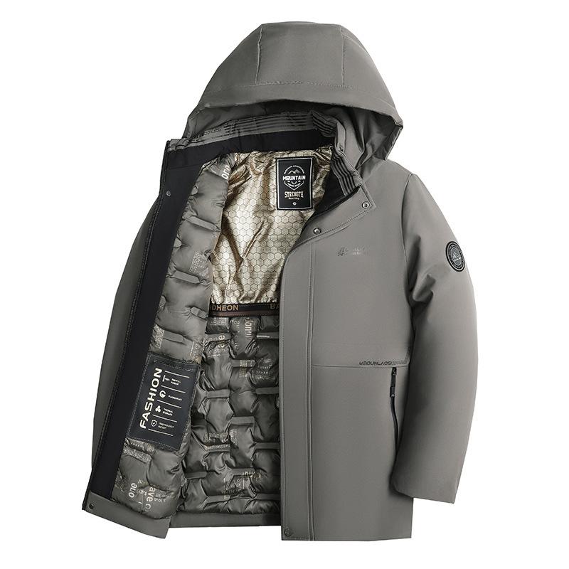 

Новая зимняя теплая куртка с капюшоном на хлопковой подкладке, графен, черный с золотом, теплоизоляция, сохранение тепла, хлопковая куртка 195 хаки