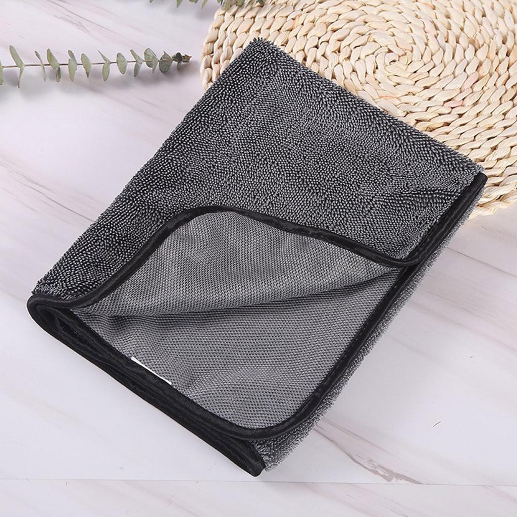 Super Absorbent Microfiber Towel Double Layered Washing Towel Scratch Frees Car Cloth High Water Absorption for Car