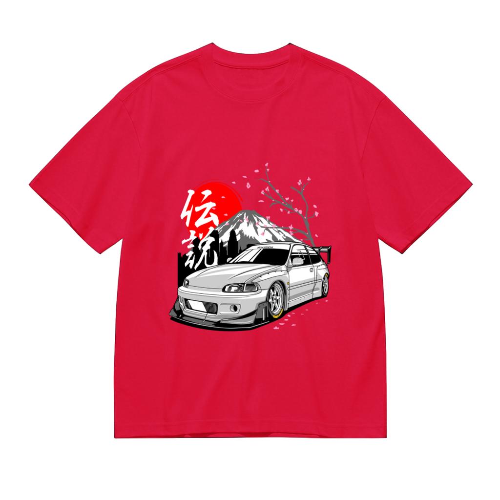 Cool Jdm Racing Car Graphic Tshirt Unisexs Black Oversized Streetwear Legend Never Die Sportscar Tee Short Sleeve Casual Shirt