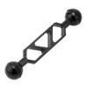 Aluminum Alloy Scuba Diving Light Torch Dual Ball Joint Arm And 1 Set Butterfly Clip Clamp Mount For Underwater Photography