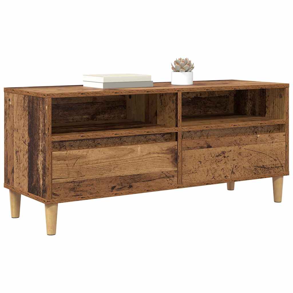 TV Stand Reclaimed Wood Style 100 x 34.5 x 44.5 cm Engineered Wood