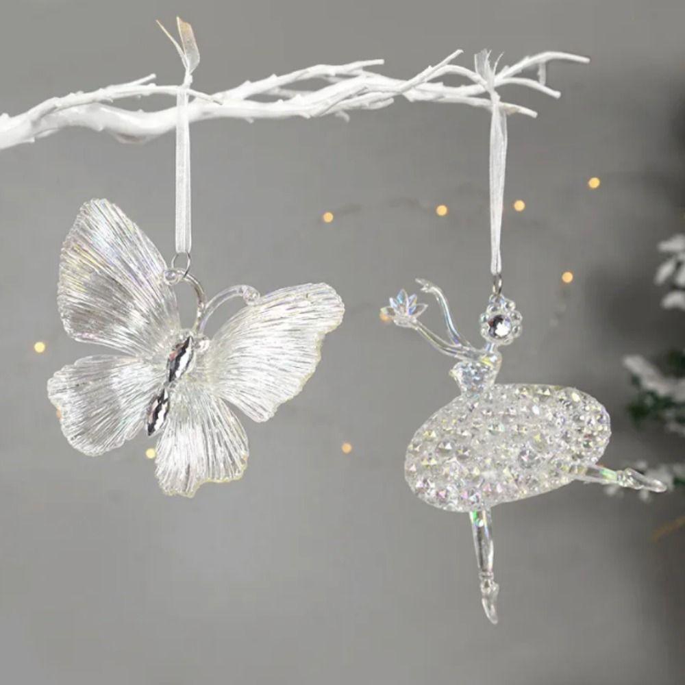 Decorative Butterfly Christmas Tree Pendant Xmas Hanging Ornaments  Christmas