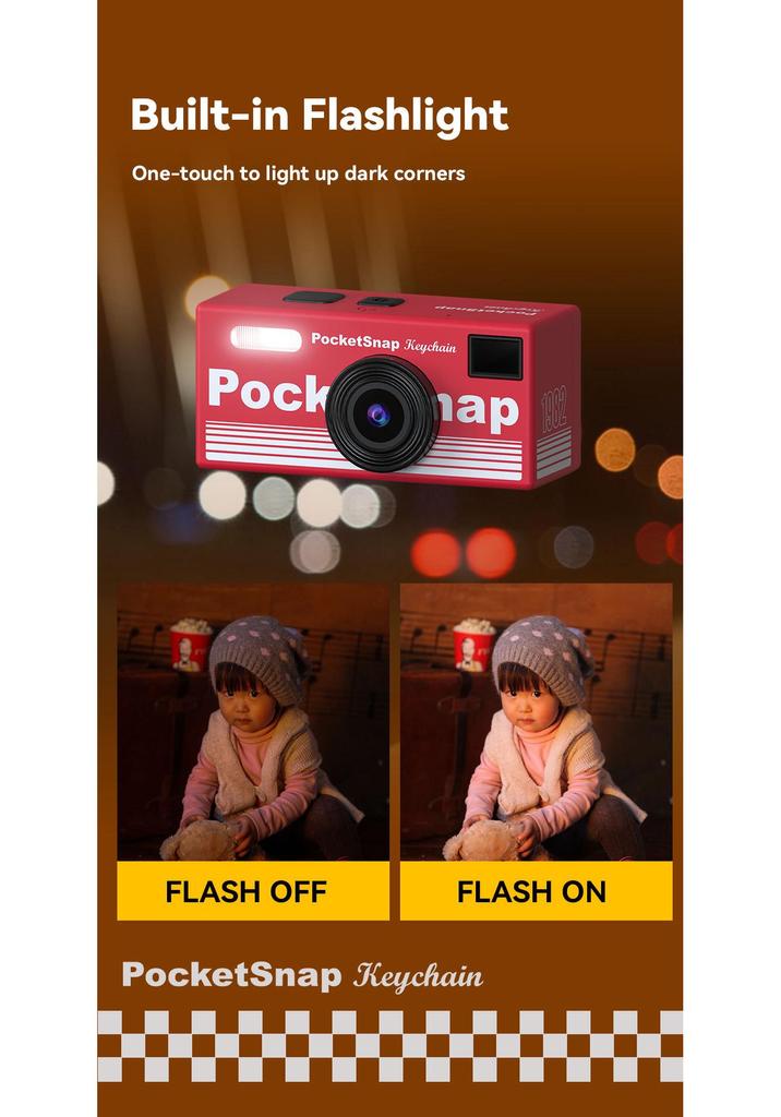 Retro Mini HD Mirrorless Travel Camera for Students