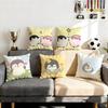 Cute Pong Pong Penguin Cushion Cover Cushion Cover Set 4Pcs 50x50 45x45 40x40 Pillowcase Decorative Sofa Home Decor