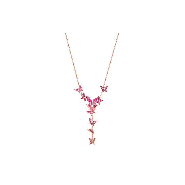Swarovski Lilia 3D Butterfly Alloy Necklace Women necklace 5368428 Box (Random Color)