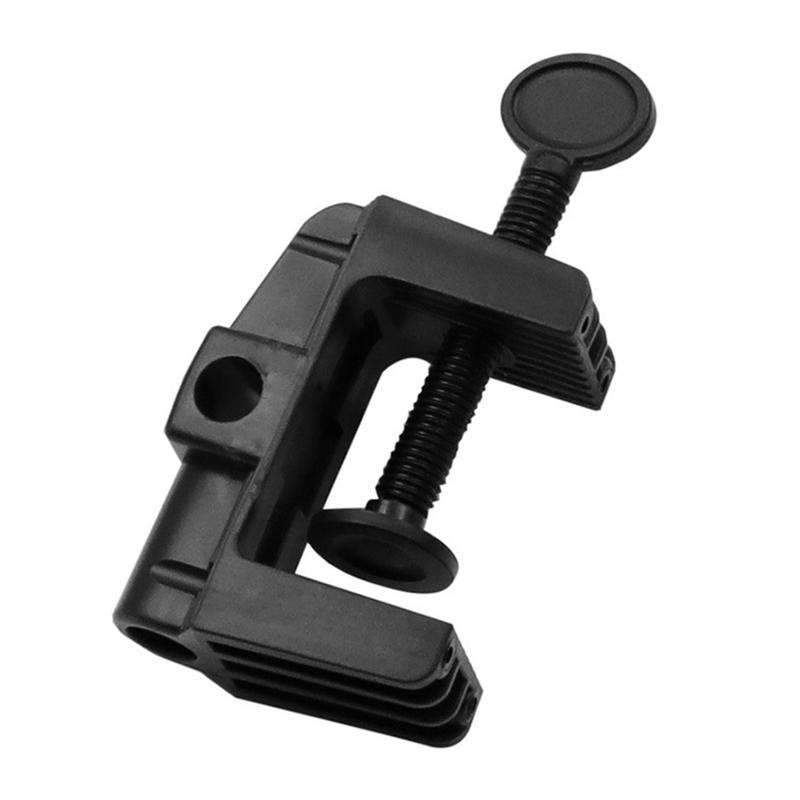 Cantilever Bracket Clamp Non-Slip Desktop Holder Clip C Shape Broadcast Mic Stand Clamp for Microphone Desk Lamp Ringlight