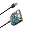 HUB 4in1 USB Adapter USB30 TO USB301USB203 1m Black