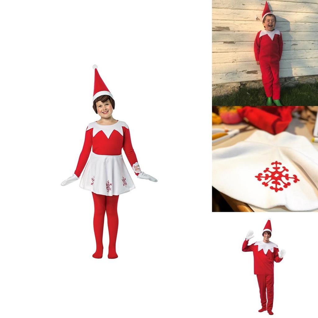 Amazing Cotton Toddler-adults Elf Cosplay Costume For Christmas Party
