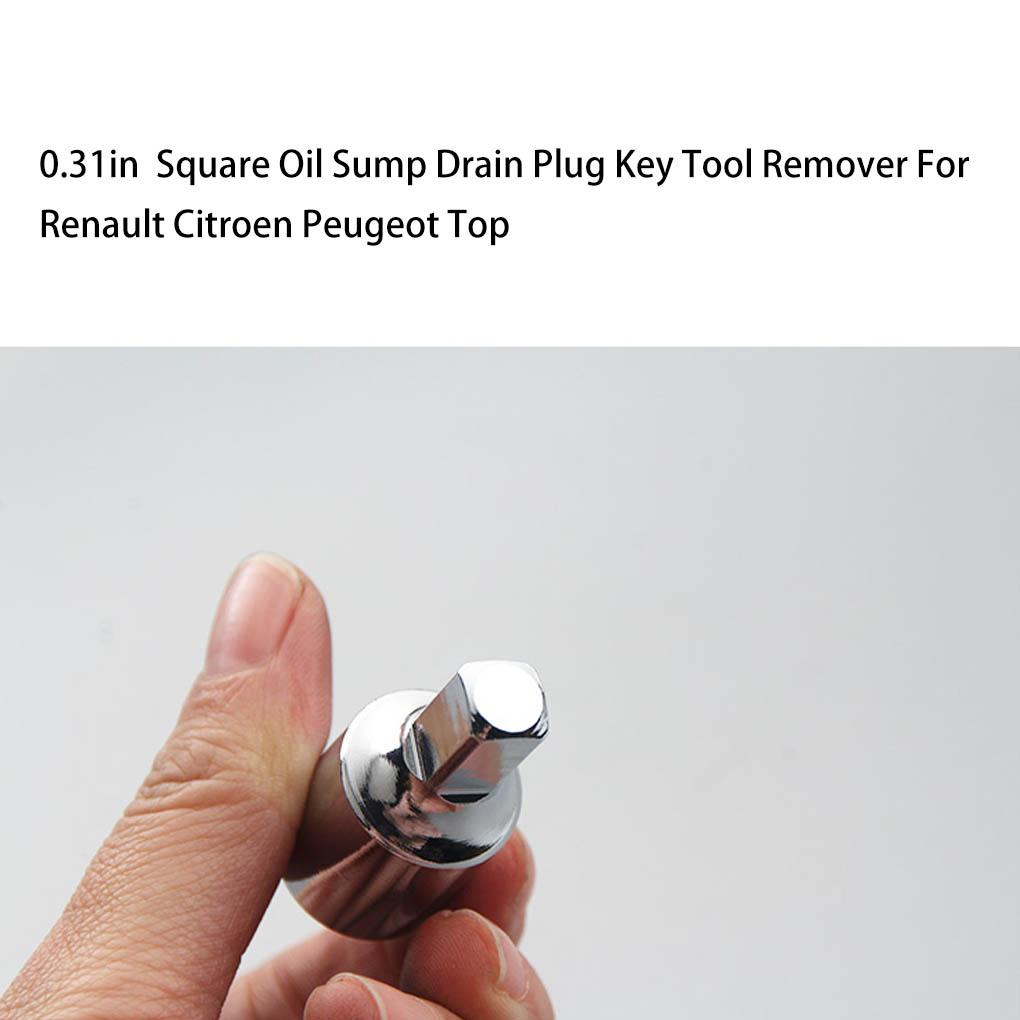 8mm Square Drive Socket Converter Wrench-sleeve Converters Rustproof Plug Key Tool Remover Installer Tools Auto Accessories