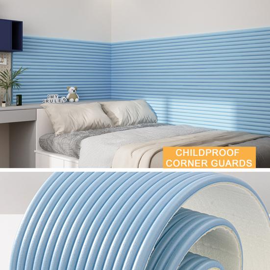 200x30/40CM Selvklebende Kollisjonsstripe Skum Sikkerhetsstøtfangerbeskyttelse 1CM Tykk Barnesikring Møbelhjørne Skrivebord Bordkantbeskytter