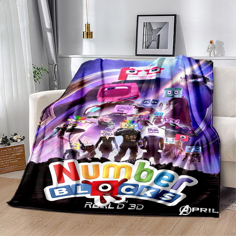 Numberblocks Blanket Comfortable Perfect for Sofa Bed Couch for All Occasions Stylish Decor Ideal Gift For Birthday Valentine'S Day