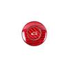 Red Real Carbon Fiber Rear Trunk Button Decoration For Chevrolet Camaro 16+