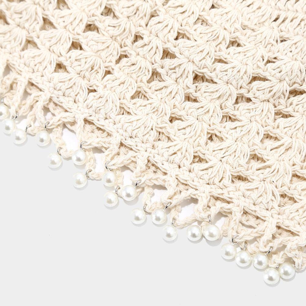 Sweet Knit Beanies Bohemian Style Weave Cap Vintage Crochet Hollow Knitted Hat  Girls
