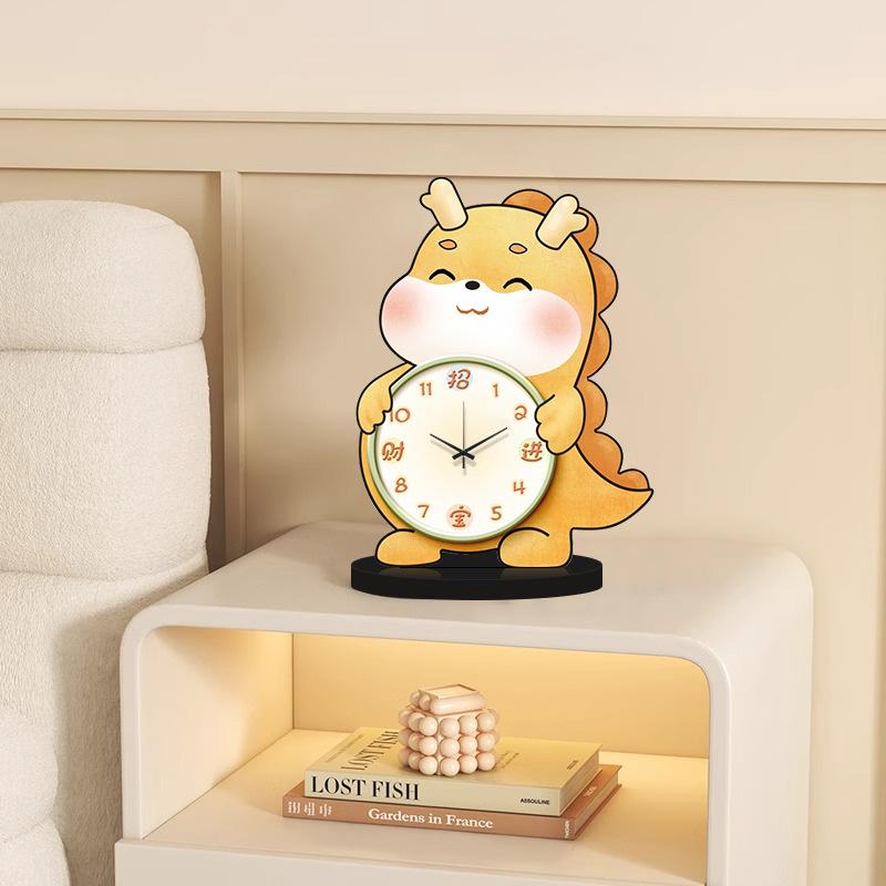 Longbao Small Ornaments Light Luxury Home TV Cabinet Decoration Living Room Modern Office High End Pendulum Clock Watch