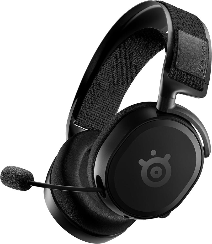 SteelSeries Arctis Prime Black Gaming Professionally Designed for Audio with Compatible with and Frequency 61487 Headset, High-Resolution Mic, Wired,