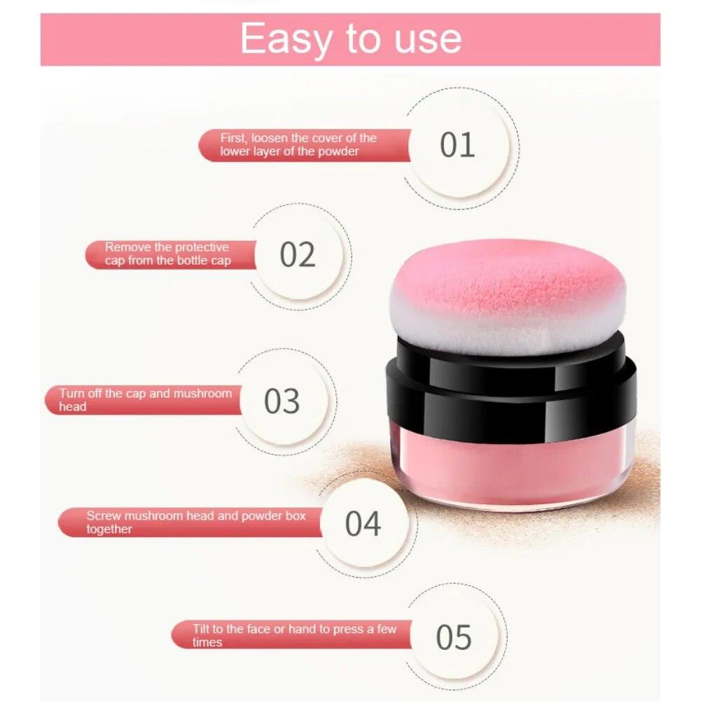 4 Colors Soft Face Blusher Powder Cheek Rouge Nourishing Brightening Complexion Repair Makeup 5g