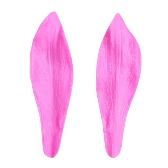 

2Pcs Lily Petal Silicone Cake Mold Candy Chocolate Pastry Bakeware Baking Pan рожевий