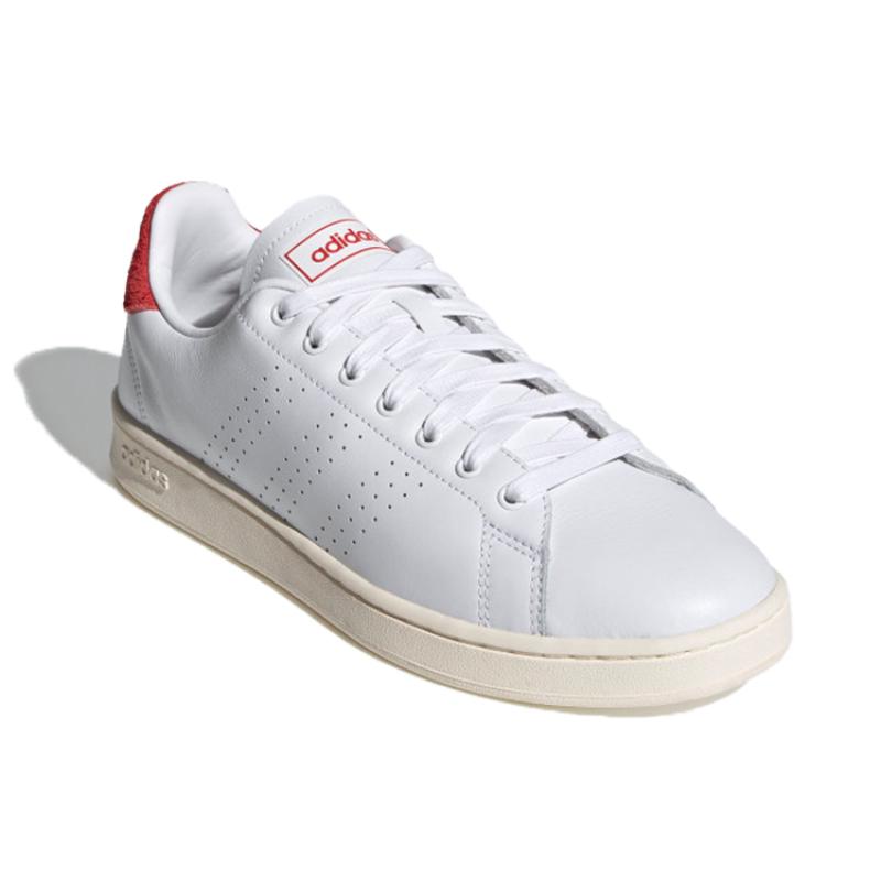 adidas Advantage 'White Vivid Red' Sneakers FY8808