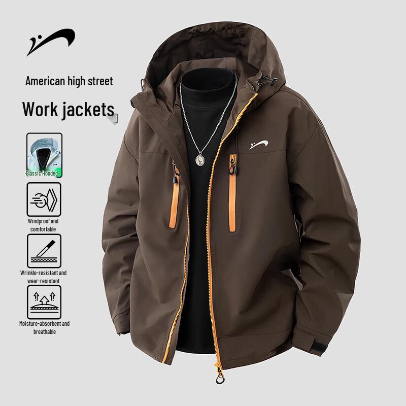 

ERKE Men s Outdoor Utility Jacket 2XL