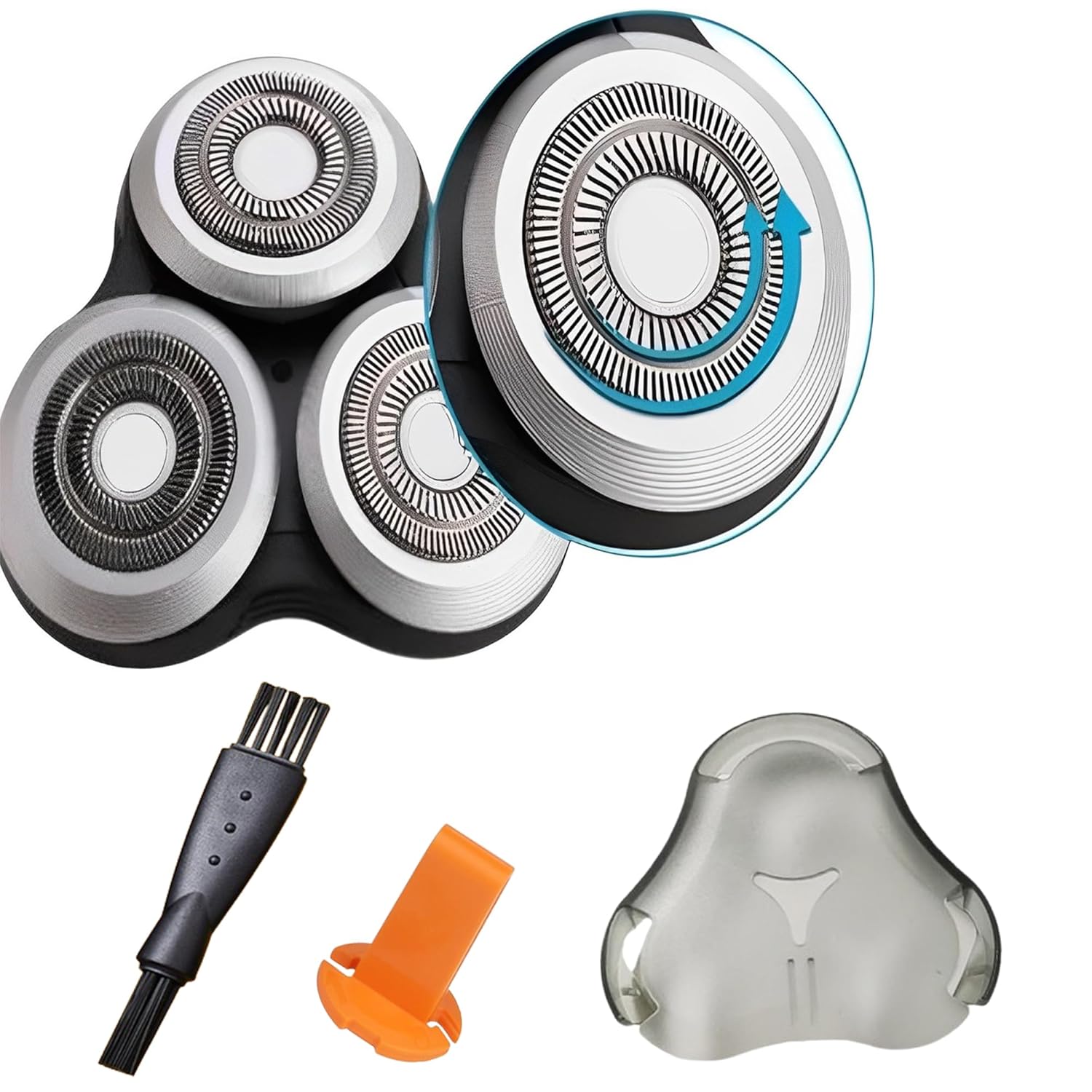Сменная головка RQ12 для Philips Norelco, совместимая с RQ12 3D 1250X 1255X 1260X 1280X 1290X RQ10 Sensor Touch 3D, для бритья