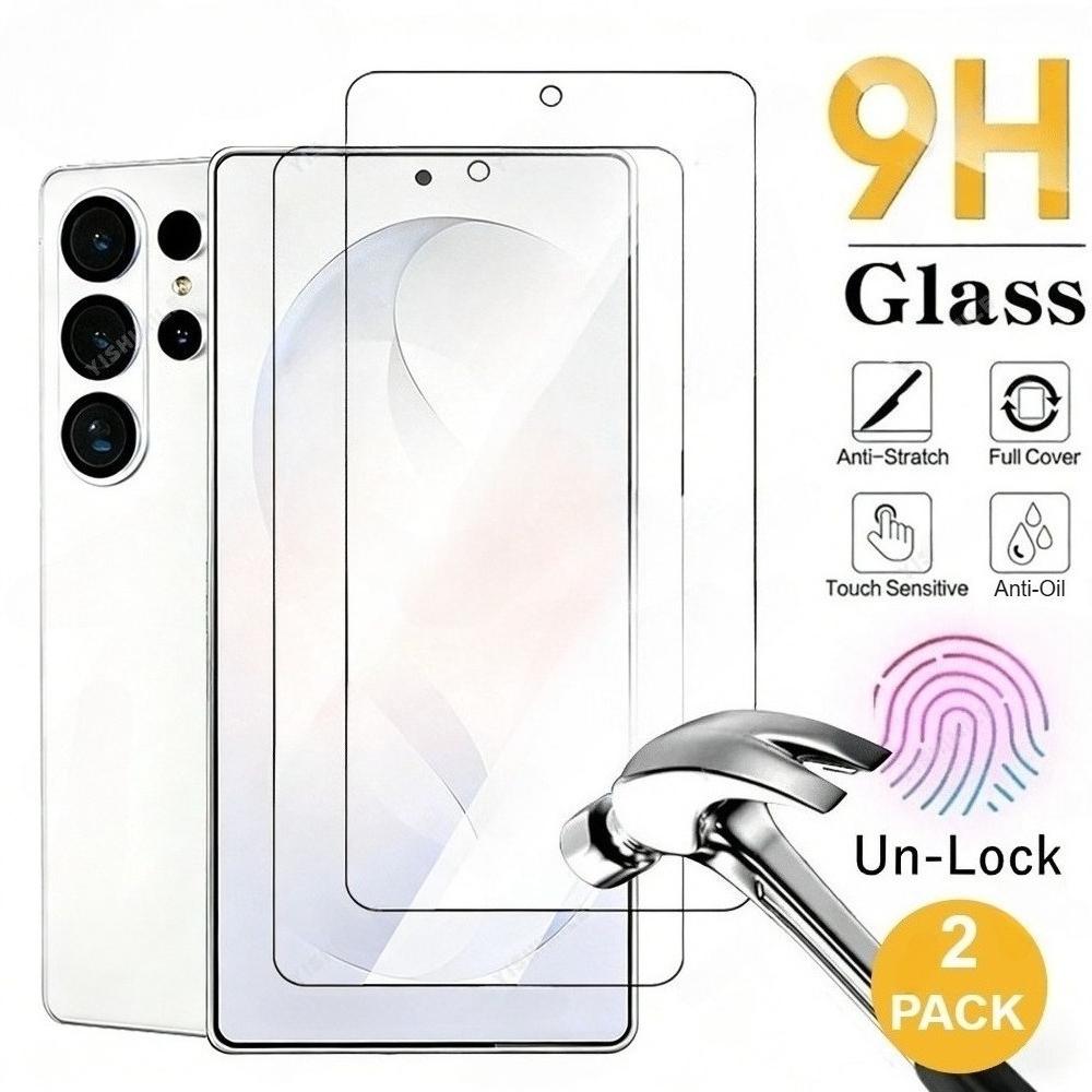 

2Pcs Ultra HD Screen Protector for Samsung Galaxy S26 S25 S24 Ultra S23 S22 S21 Plus S25 S24 FE Anti-Scratch Screen Protector High Definition&Galaxy S20 FE 5G білий