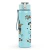 1PC Just A Girl Who Loves Coffee Quote 750ml Color Plastic Sports Water Bottle Leakproof Flip Straw Lid Suitable for Sports Office Home Use