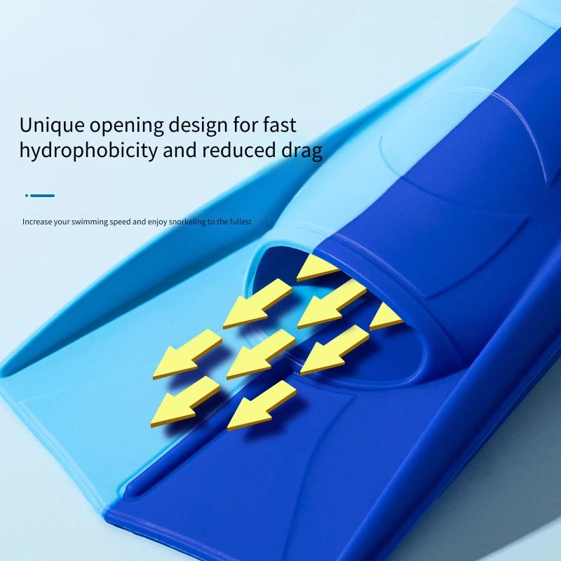 Comfortable Silicone Swim Fins Kids &Adults-Suitable Size for Beginners in Swimming Diving-Ideal for Training Water Activities