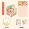 3D Miniature Scene Collage Stickers: Cute Decompression Handbook Stickers