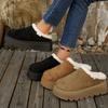 High-top Shoes with A Headband, Slippers for Women In Autumn and Winter, New Style, Thickly Padded Cotton Shoes
