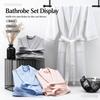 100% Cotton Waffle Bath Robe, Thin Water Absorbent Bathrobe for Men Women, Hotel B&B Beauty Salon Night Gown