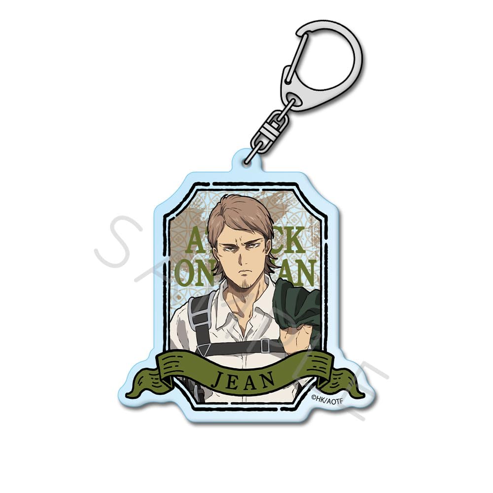 TV anime on Titan The Final 9th edition acrylic key chain WD "Attack Season" [Jean]