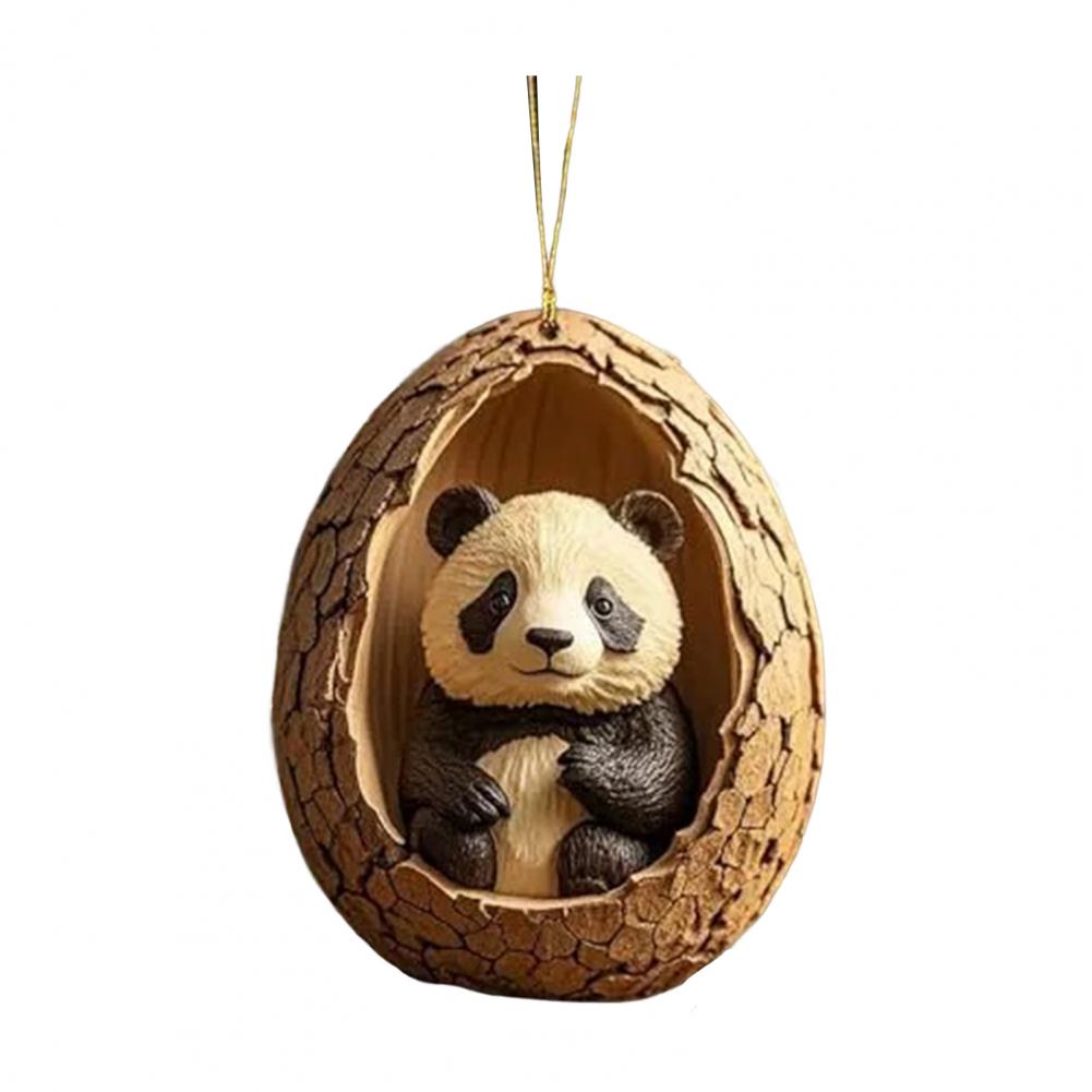 Акриловая подвесная игрушка Сова 2D Акриловая лесная Рождественская игрушка Мультяшный узор Украшения для Рождественской елки для праздника