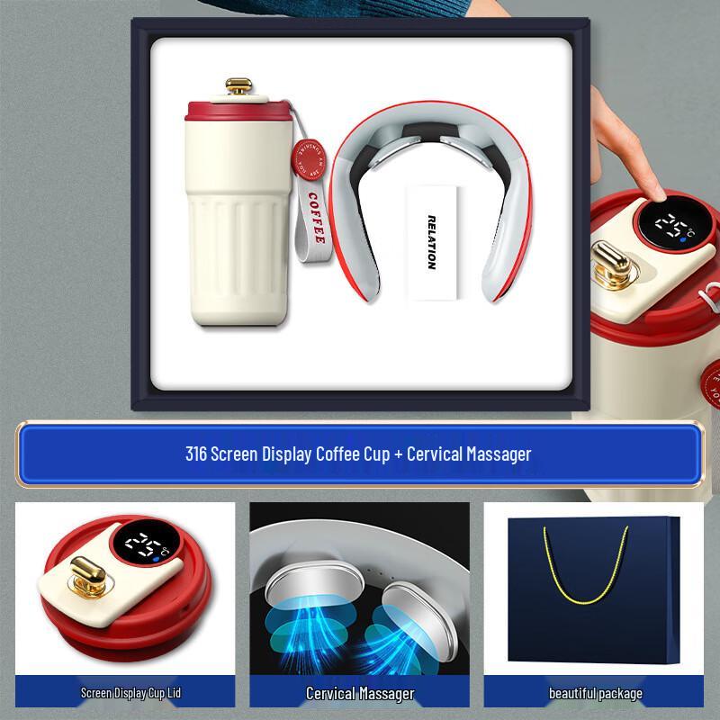 Shangqi Gift Set: Coffee Cup & Neck Massager